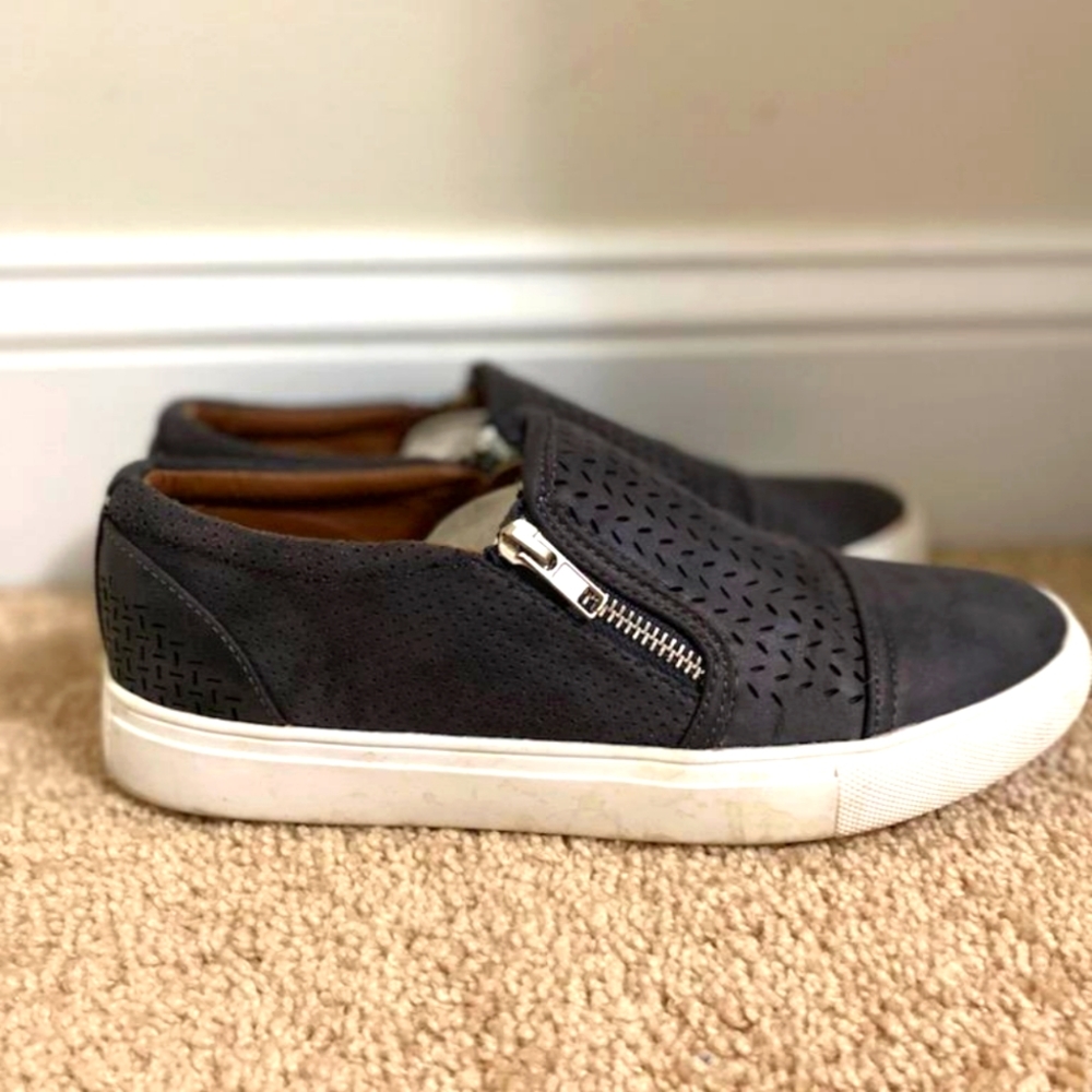 Alexa Grey Slip-ons
